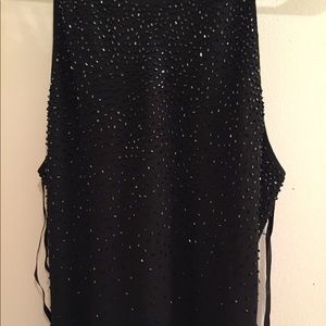 Black evening gown